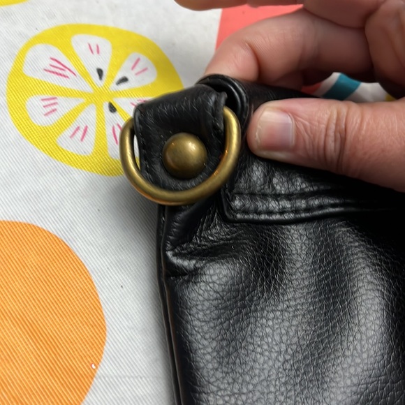 Hollywood intuition by Jayne Hersh clutch, black faux leather - Picture 8 of 9